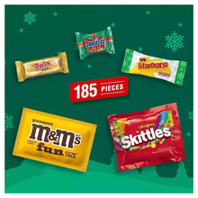 M&amp;M's, Snickers, Twix, Skittles &amp; Starburst Christmas Candy Stocking Stuffers, 185 ct.