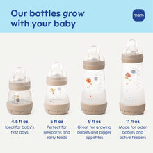 MAM Easy Start Anti-Colic Matte Bottle 5 oz, 2 pack Blue
