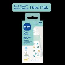 MAM Feel Good Glass Bottle 6oz, 1 PK, Unisex