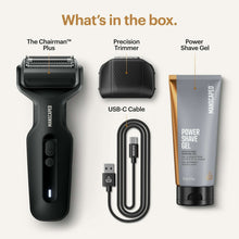 MANSCAPED® The Chairman Plus Precision Pack, Electric Foil Face Shaver and SkinSafe Precision Trimmer with Power Shave Gel