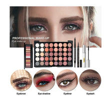 Kit de maquillaje todo en uno MISS ROSE, kit completo de maquillaje para mujer, set de maquillaje multiusos, ideal tanto para principiantes como para profesionales, fácil de transportar