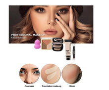 Kit de maquillaje todo en uno MISS ROSE, kit completo de maquillaje para mujer, set de maquillaje multiusos, ideal tanto para principiantes como para profesionales, fácil de transportar