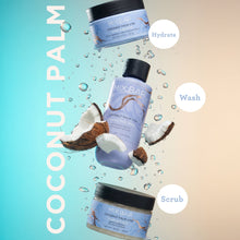 MIX:BAR Coconut Palm Exfoliating Vitamin E Body Scrub, 10fl oz (3 PACK )