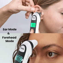 MOBI DualScan Prime Ear & Forehead Thermometer with Object Temperature Readings for all ages