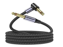 MOSWAG Electric Guitar Cable 6FT, 14 Inch Electric Instrument Bass AMP Cord 6.3
