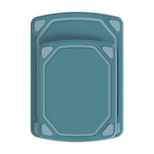 Mainstays 2 Pieces 8.5” x 11” and 10” x 14” Non-Slip Recycled Poly Cutting Board, Blue Color