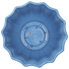 Mainstays Lillian Round Blue Paradise 100% Recycled Resin Planter