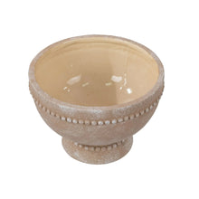 My Texas House 8" Dot Bowl Ceramic Plant Pot 8.1" Diameter