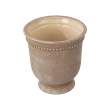My Texas House Ceramic Urn Planter Pot with Elegant Dot Pattern, 8 inch
