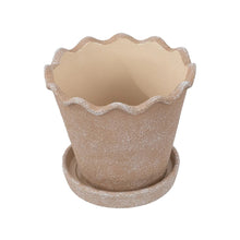 My Texas House 8 inch Ceramic Wave Planter