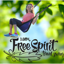 M&M Sales Enterprises Inc Free Spirit Travel Swing Purple