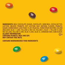 M&amp;M'S Caramelos de chocolate con leche y cacahuete, 62 onzas.