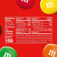 M&M's Bulk Chocolate Candy, Peanut Butter, Jar, 55 oz.