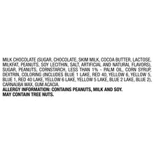 M&amp;M's de chocolate con cacahuete, frasco de 1,76 kg (62 oz) 