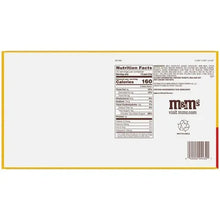 M&M's Chocolate Candy, Peanut, Share Size, 3.27 oz, 24-count