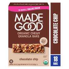 MadeGood Chocolate Chip Granola Bars Value Pack 18CT