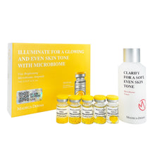Set de ampollas y tónico iluminador para el microbioma Madeca Derma Vita
