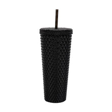 Mainstays-26-Ounce-Plastic-Double-Wall-Insulated-Iridescent-Textured-Tumbler-with-Straw-Black_5d13af06-a6b5-4936-850f-4c665e1e27e1.61a4157f6391f1bbcec966ab4986050e - USA Mega Market