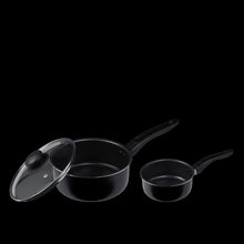 MS 3PC SAUCE PAN BLK