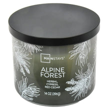 Mainstays 3-Wick Ombre Wrapped Alpine Forest Scented Candle, 14 oz