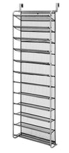 Mainstays Over-the-Door Hanging Shoe Rack, Fits up to 36 pairs, Space Saving, Mesh Lined Tear Resistant