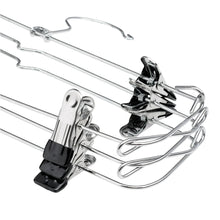 Mainstays 6-Tier Pant & Skirt Hanger, Heavy Duty Chrome Metal, Space Saving, 1 Count