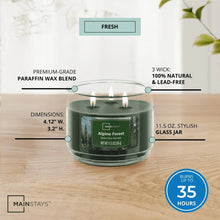 Mainstays 3-Wick Scented Glass Jar Candle, 11.5oz.