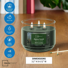 Mainstays 3-Wick Scented Glass Jar Candle, 11.5oz.