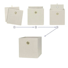Mainstays Collapsible Fabric Cube Storage Bin