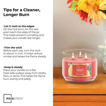 Mainstays 3-Wick Scented Glass Jar Candle, 11.5oz.