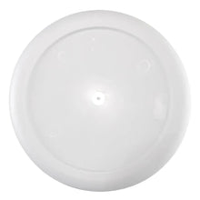Mainstays Plastic Round Laundry Hamper, White, with Carrying Handles