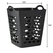 Mainstays Flex Square Laundry Hamper, Adult