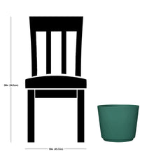 Mainstays Parker Green Recycled Resin Planter
