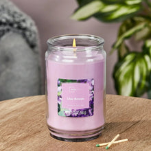 Mainstays Lilac Breeze Scented Single-Wick Large Glass Jar Candle, 20 oz