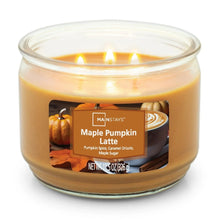 Mainstays 3-Wick Glass Jar Candle, Maple Pumpkin Latte, 11.5 oz