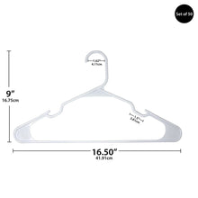Mainstays Plastic Clothes Hangers, 50-Count, Lightweight & Durable for Everyday Use
