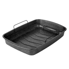 Mainstays-Rectangle-18-9-Non-Stick-Carbon-Steel-Grey-With-Speckle-Roaster-Pan-Wire-Rack-Gauge-on-0-5-mm-Thickness_237d13a2-7fb6-4092-8336-a96409e86826.438635e9db5a158ab6bbcefc76cf3d86 - USA Mega Market