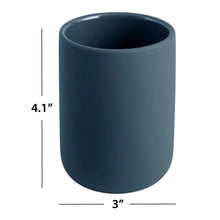 Mainstays Soft Touch Ceramic Toothbrush Holder for Adults