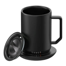 Mainstays Warming Coffee Mug, 12 oz Stainless Steel Coffee Mug with Mug Warmer Coaster and Lid