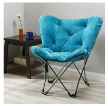 MainstaysFoldingButterflyChair_Blue3 - USA Mega Market