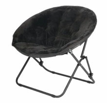 MainstaysSaucerChairforKidsandTeens_Black3 - USA Mega Market