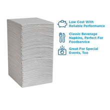 Marathon Embossed 1-Ply White Beverage Napkins, 6 pk., 3000 ct.