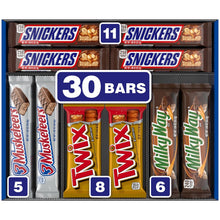 Mars Chocolate Candy Bars, Variety Pack, Full Size, 30 pk.