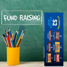 Paquete variado de barras de chocolate Mars Fundraiser, tamaño completo, 52 unidades.