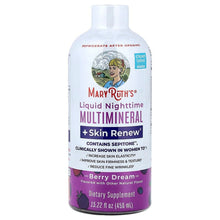 MaryRuth's, Liquid Nighttime Multimineral + Skin Renew, Berry Dream