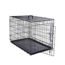 Max-Marlow-30inch-Single-Door-Dog-Crate-Foldable-Metal-Wire-Dog-Kennel-with-Tray-and-Divider-for_1021_1 - USA Mega Market