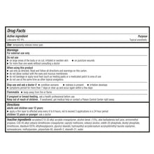 Aspercreme Máxima Potencia 4% Lidocaína Líquido Alivio del Dolor Roll-On, Paquete de 2