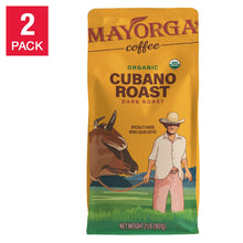 Café Cubano Tueste Mayorga, orgánico certificado por el USDA, tueste oscuro, en grano entero, 2 lb, paquete de 2 