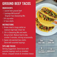 McCormick Original Taco Seasoning Mix, 1 oz., 12 pk.