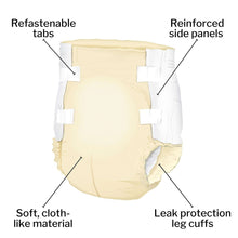 McKesson Ultra Incontinence Briefs - Absorbent, Disposable, Unisex - XL, 15 Count, 4 Packs, 60 Total